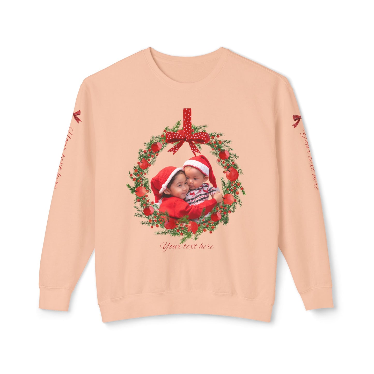 Personalized Hand-Designed Crewneck Sweatshirt – Custom Art, Image & Text by Gava Studio