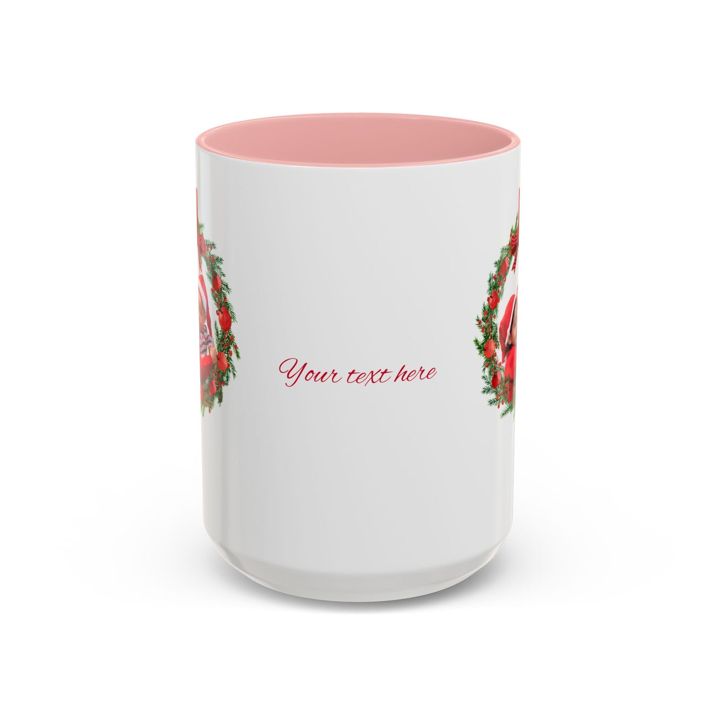 Personalized Holiday Mug – Hand-Designed Art with Your Photo & Text