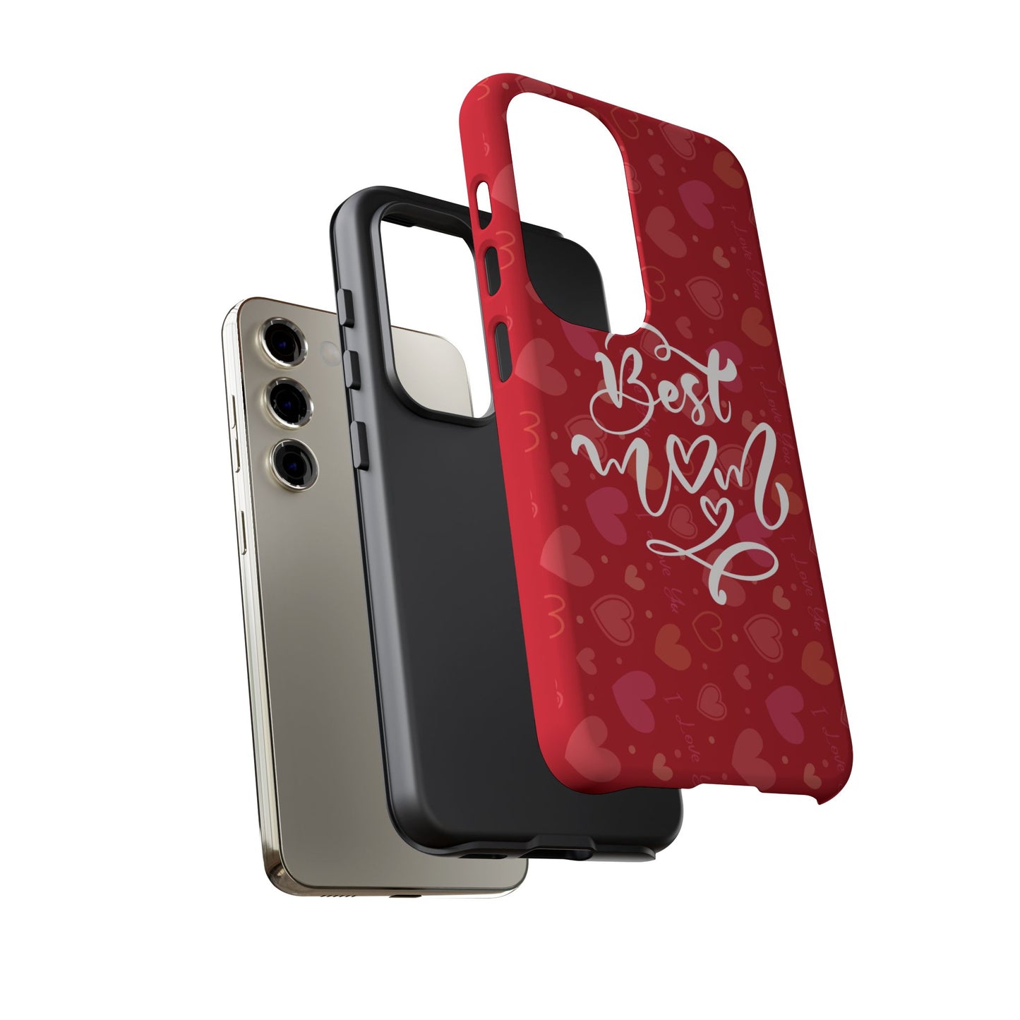 Best Mom Heart Phone Case - Tough and Stylish