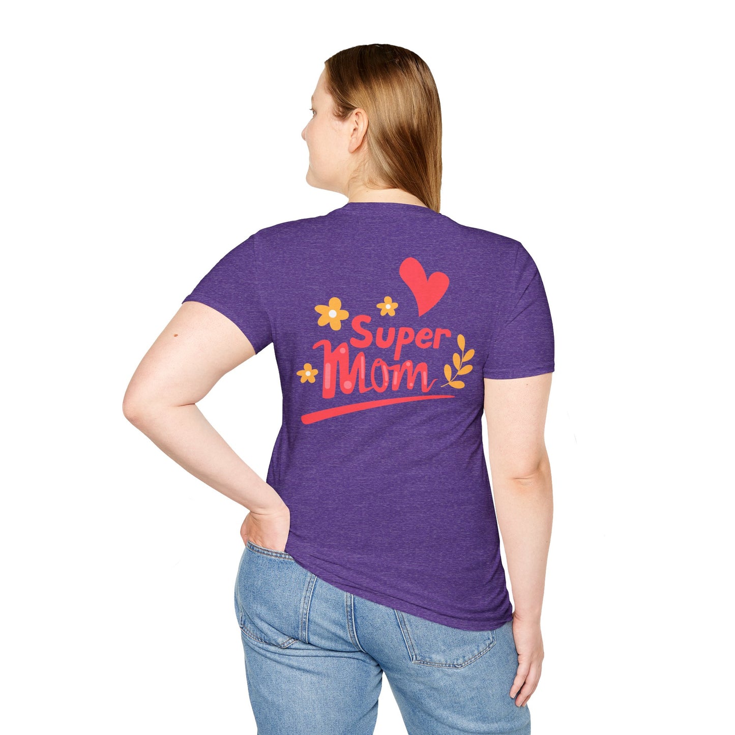 Thanks Mom Super Mom Unisex Softstyle T-Shirt - Perfect Gift for Mother's Day