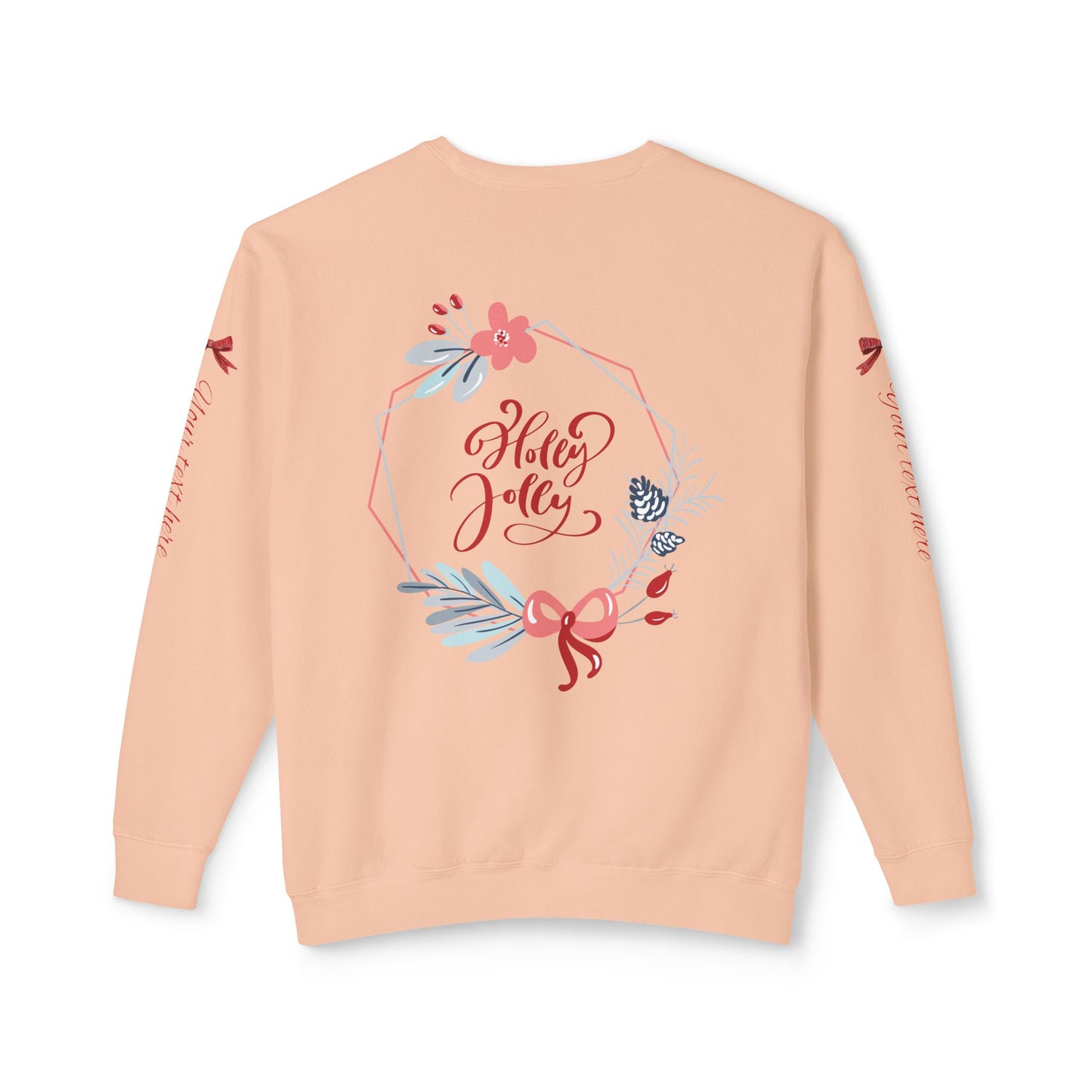 Personalized Hand-Designed Crewneck Sweatshirt – Custom Art, Image & Text by Gava Studio
