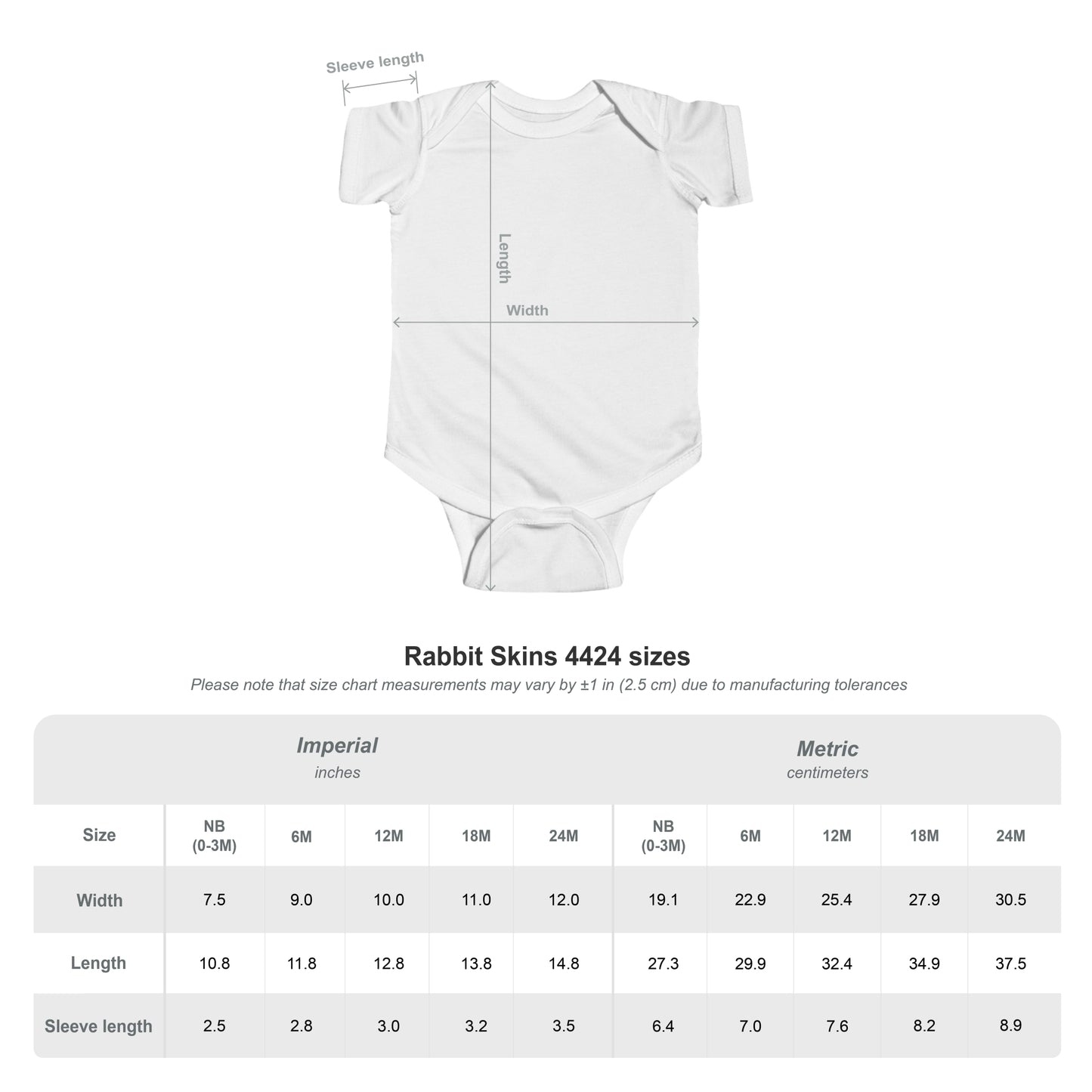 Personalized Photo Baby Bodysuit — Custom Text Infant Onesie