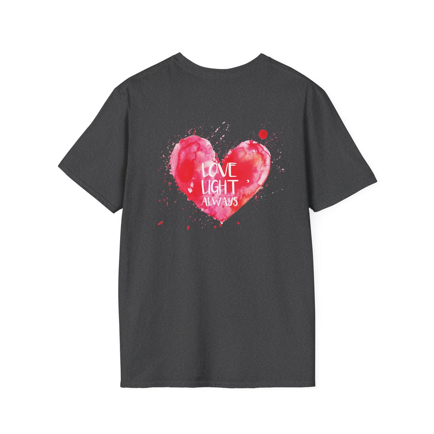 Personalized Birthday Love Heart Unisex T-Shirt – Softstyle Tee with Custom Name