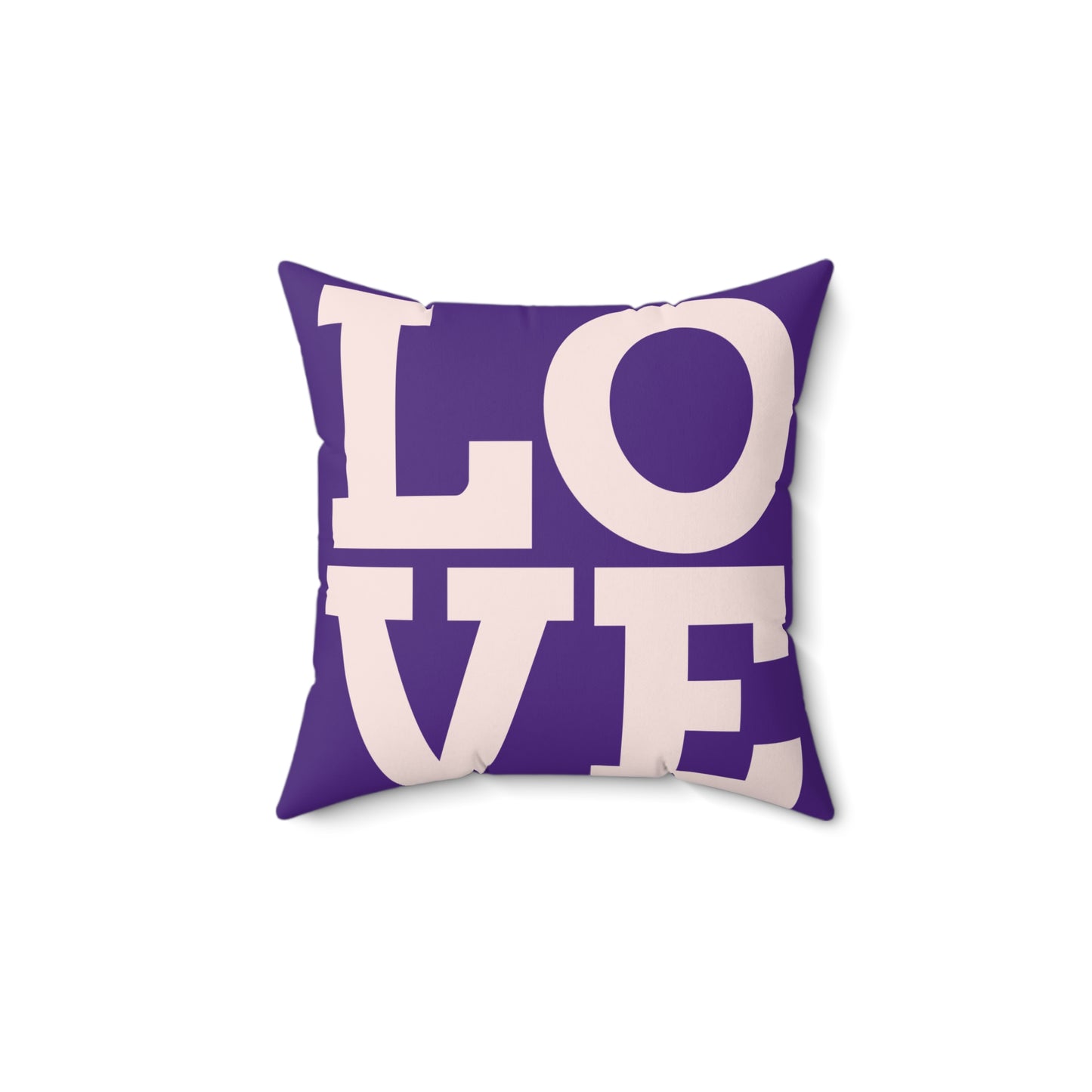 Personalized Love Birthday Pillow - Cozy Spun Polyester Cushion for Celebrations