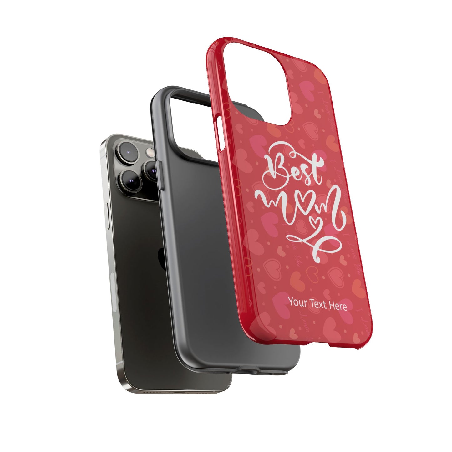 Best Mom Heart Phone Case - Tough and Stylish