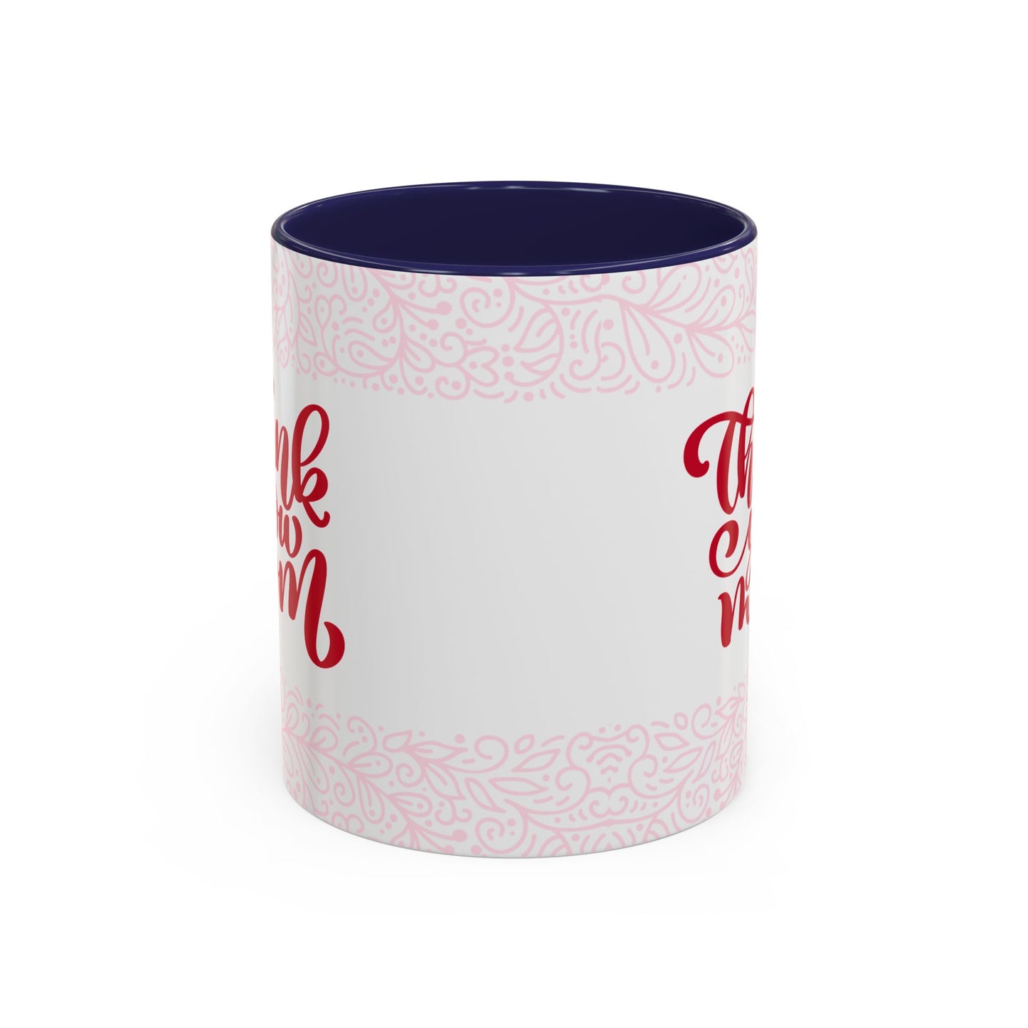 Thank You Mom Accent Coffee Mug - Perfect Gift for Mother's Day