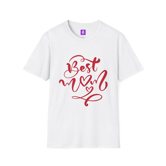 Best Mom Unisex Softstyle T-Shirt - Perfect Gift for Mother's Day