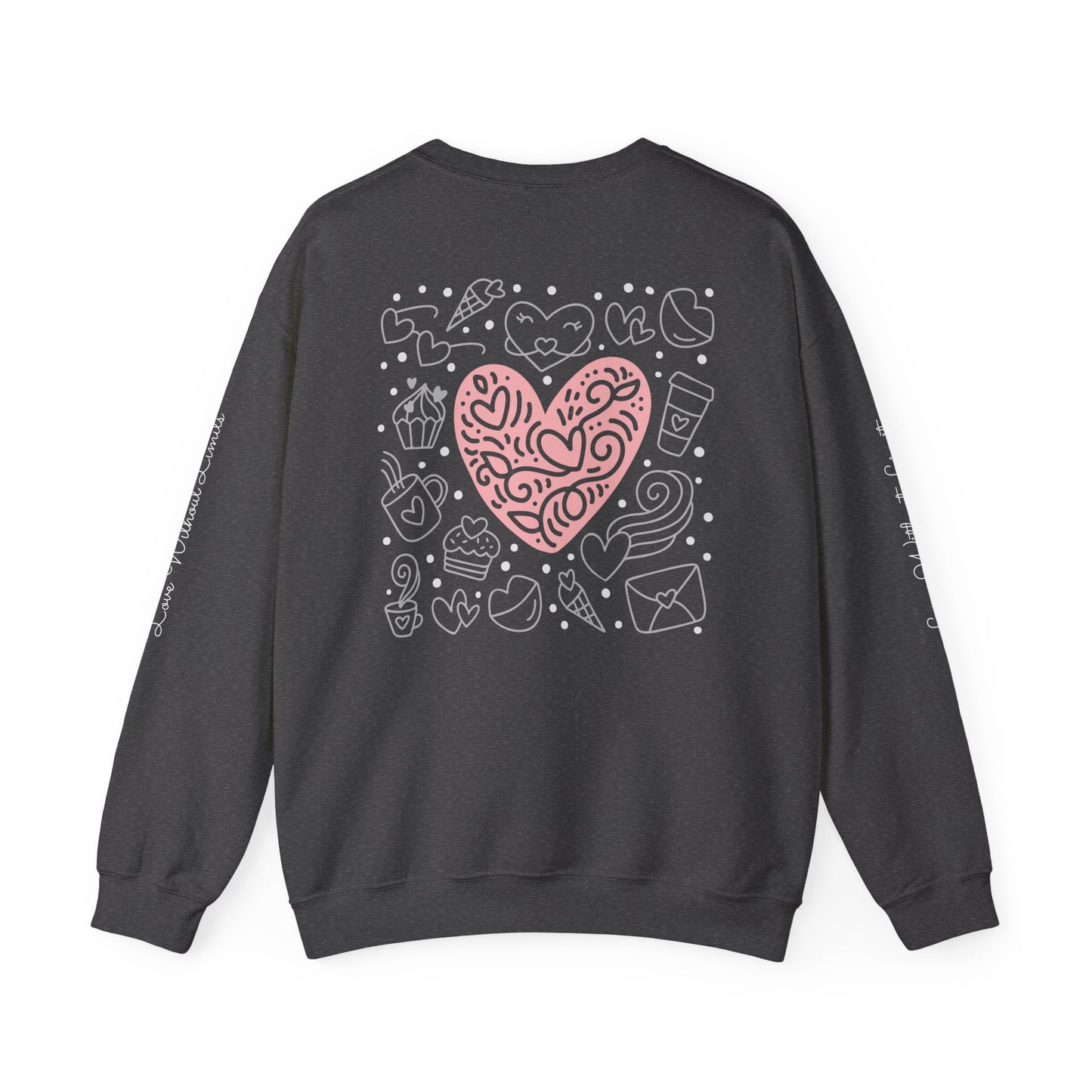 Heartfelt Love Crewneck Sweatshirt - Cute and Cozy