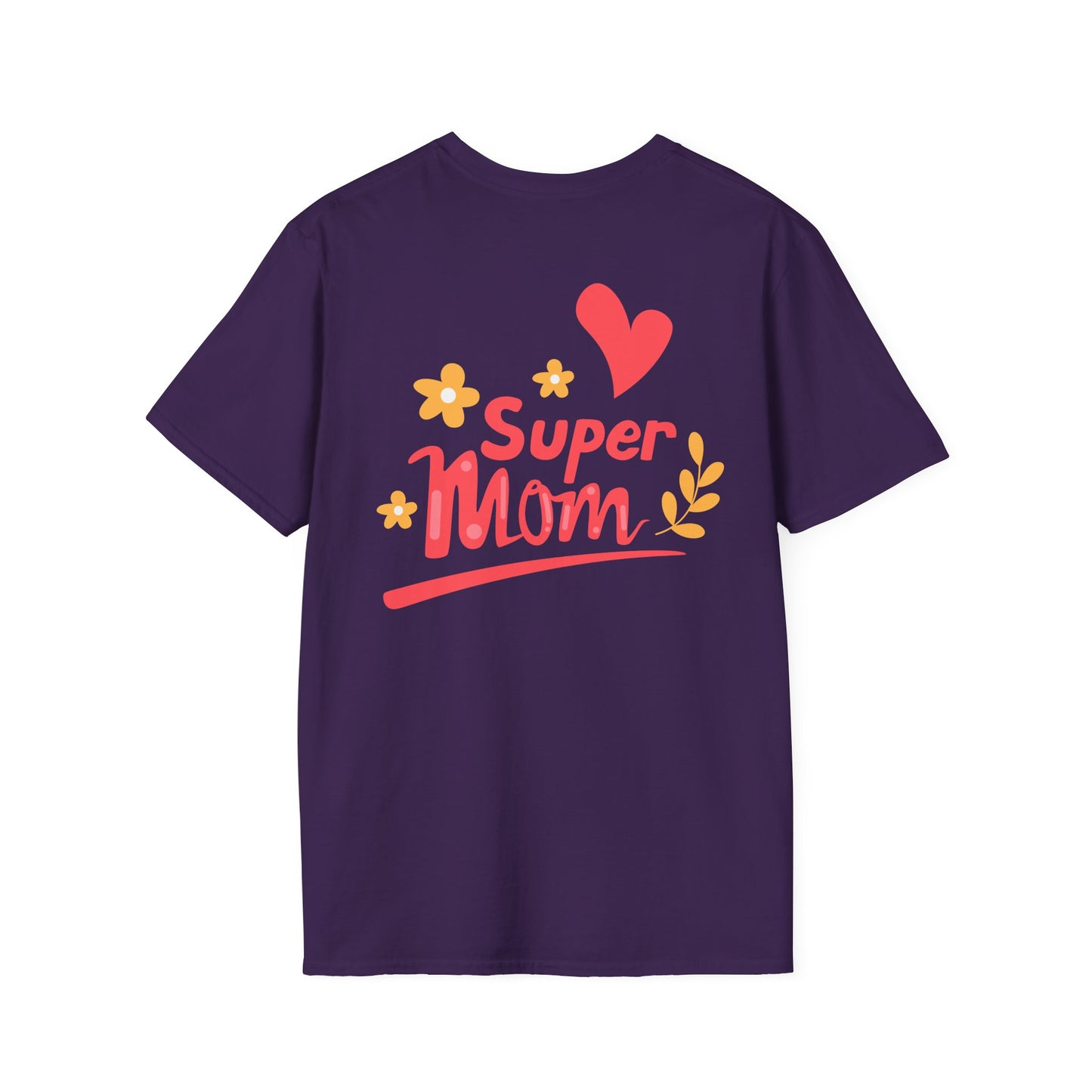 Thanks Mom Super Mom Unisex Softstyle T-Shirt - Perfect Gift for Mother's Day