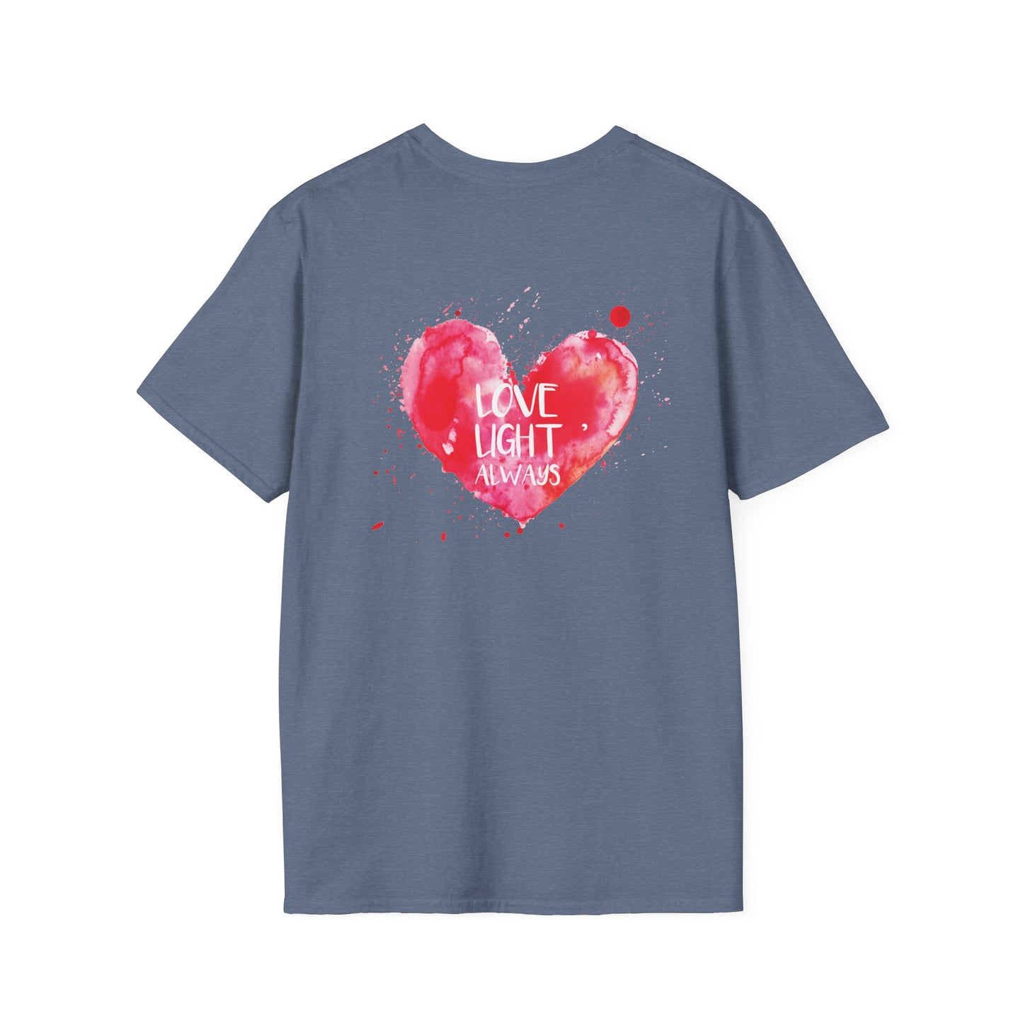 Personalized Birthday Love Heart Unisex T-Shirt – Softstyle Tee with Custom Name