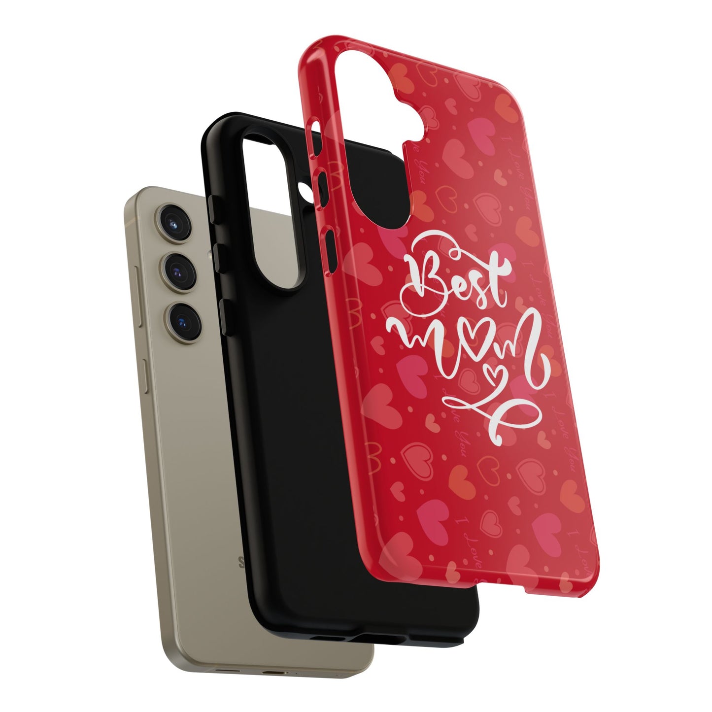 Best Mom Heart Phone Case - Tough and Stylish