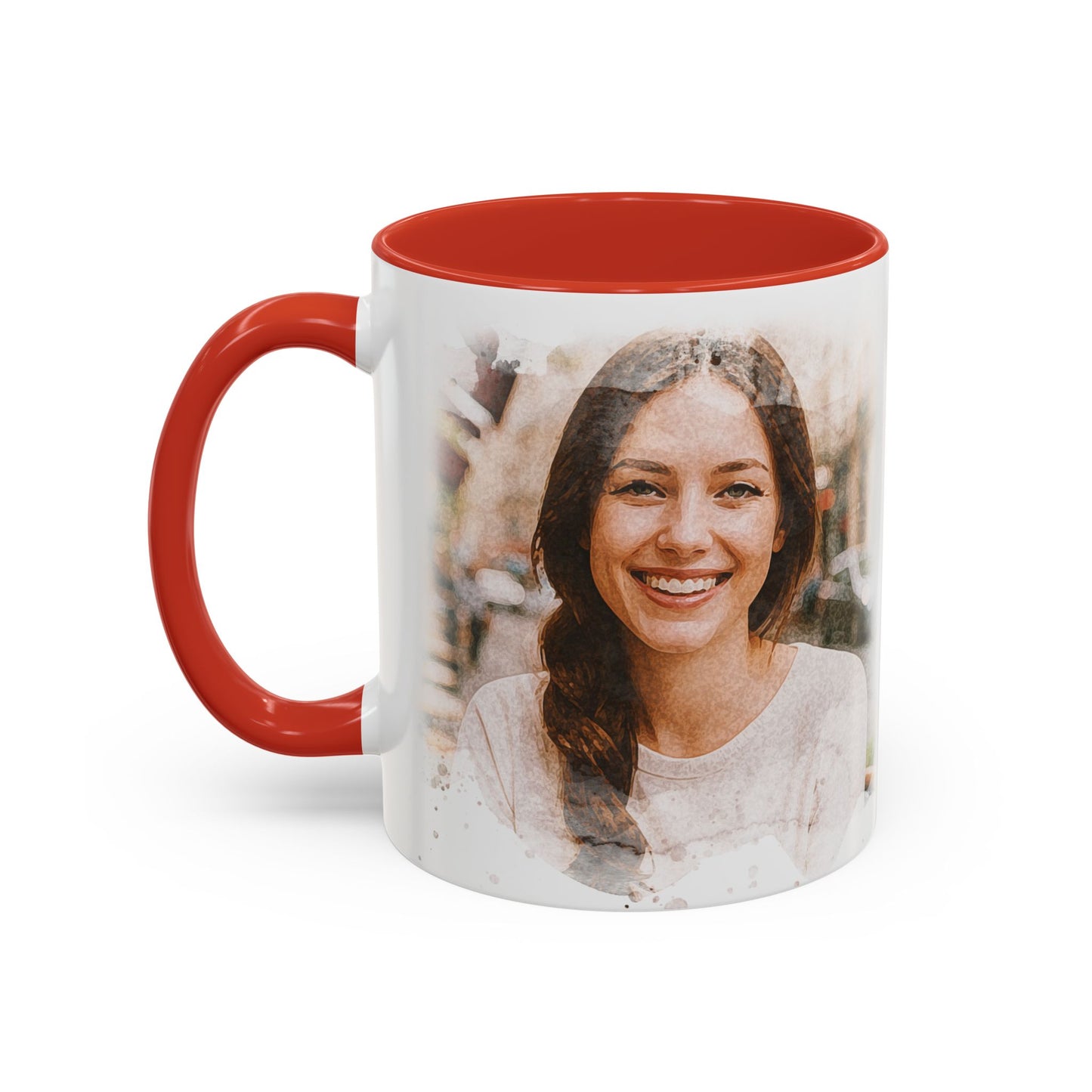 Personalized Heart Design Coffee Mug - Made with Love