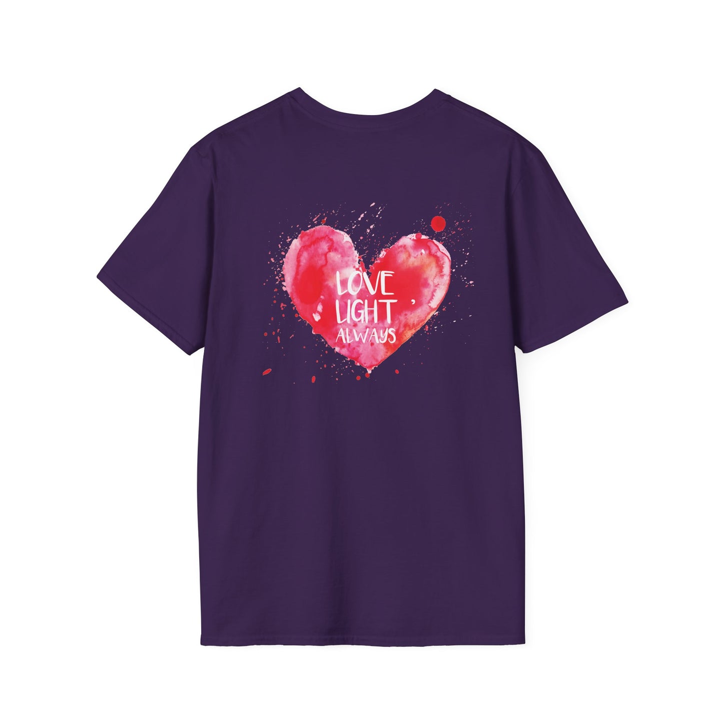 Personalized Birthday Love Heart Unisex T-Shirt – Softstyle Tee with Custom Name