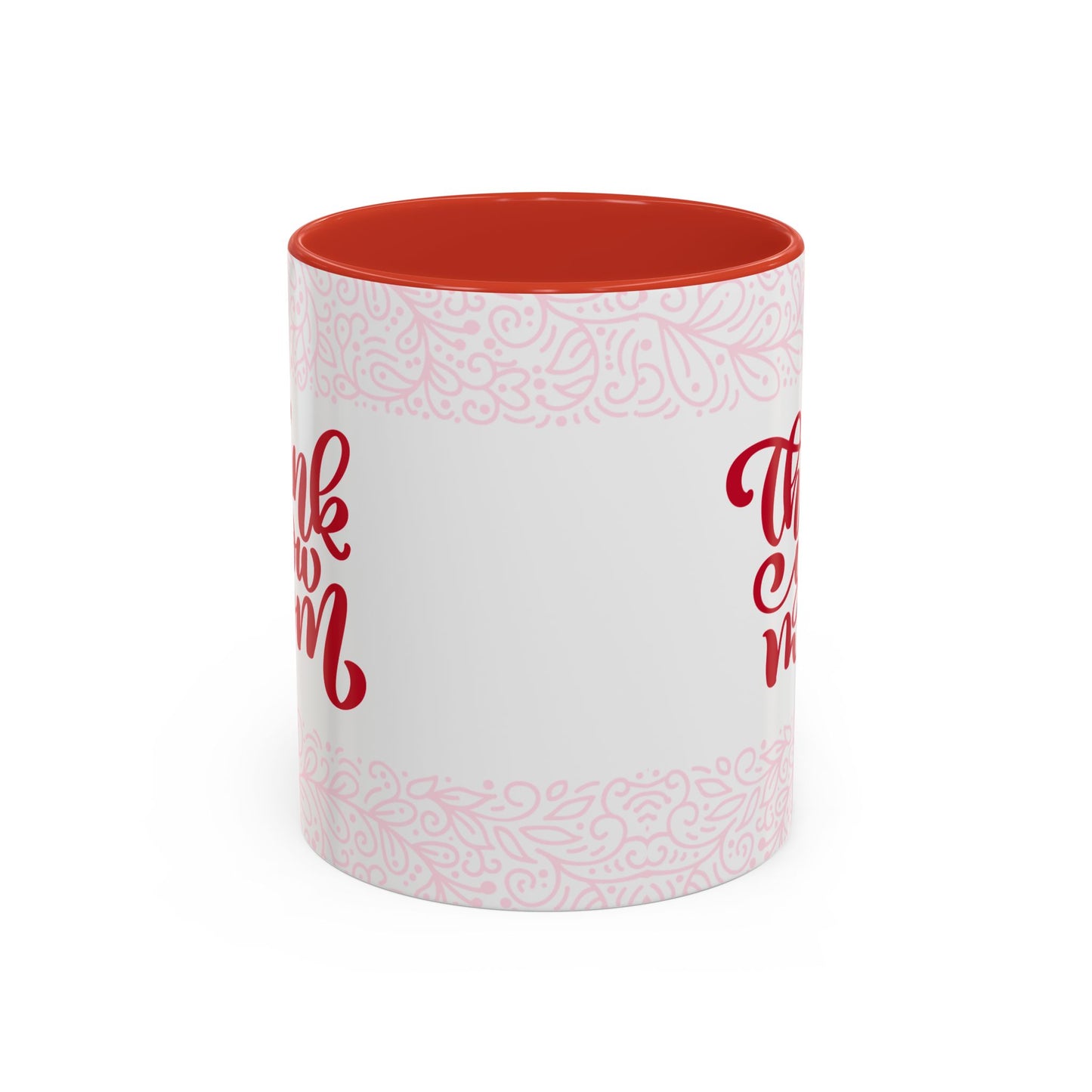 Thank You Mom Accent Coffee Mug - Perfect Gift for Mother's Day