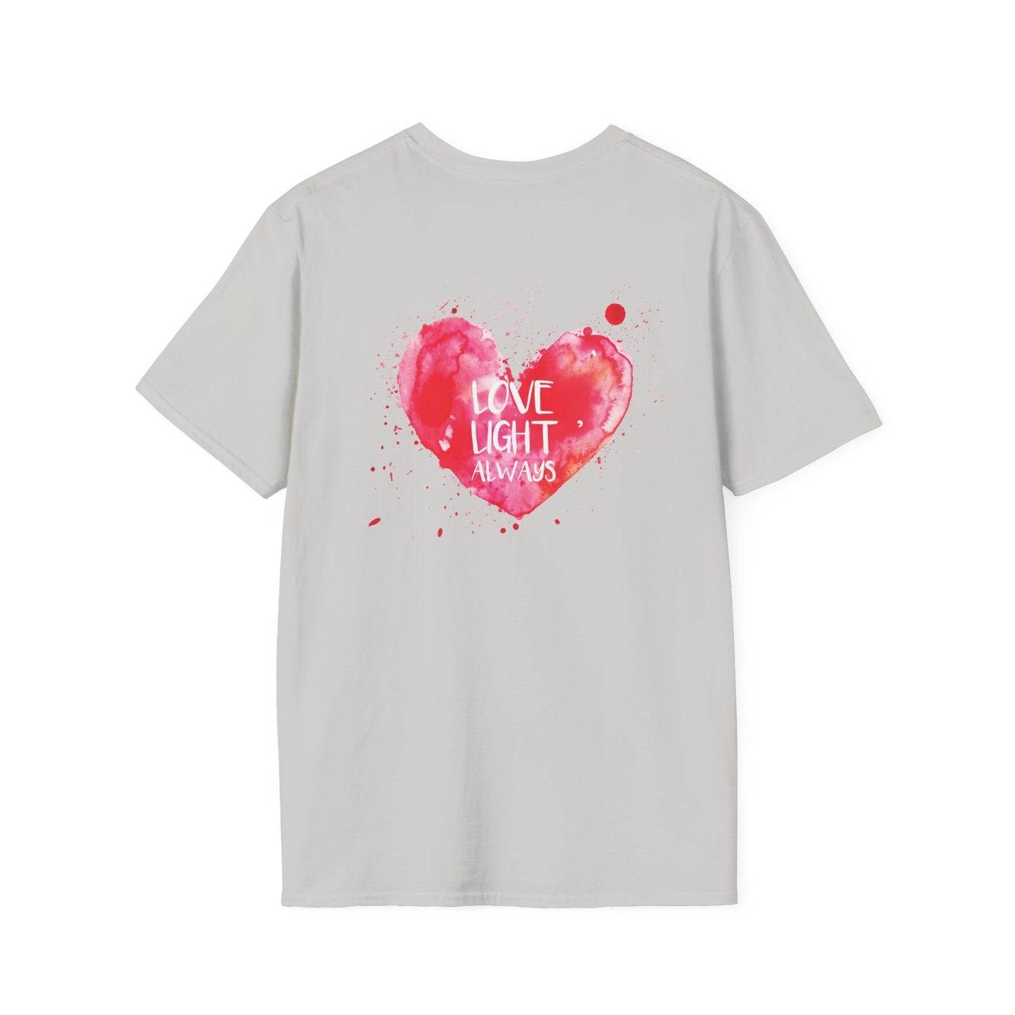 Personalized Birthday Love Heart Unisex T-Shirt – Softstyle Tee with Custom Name