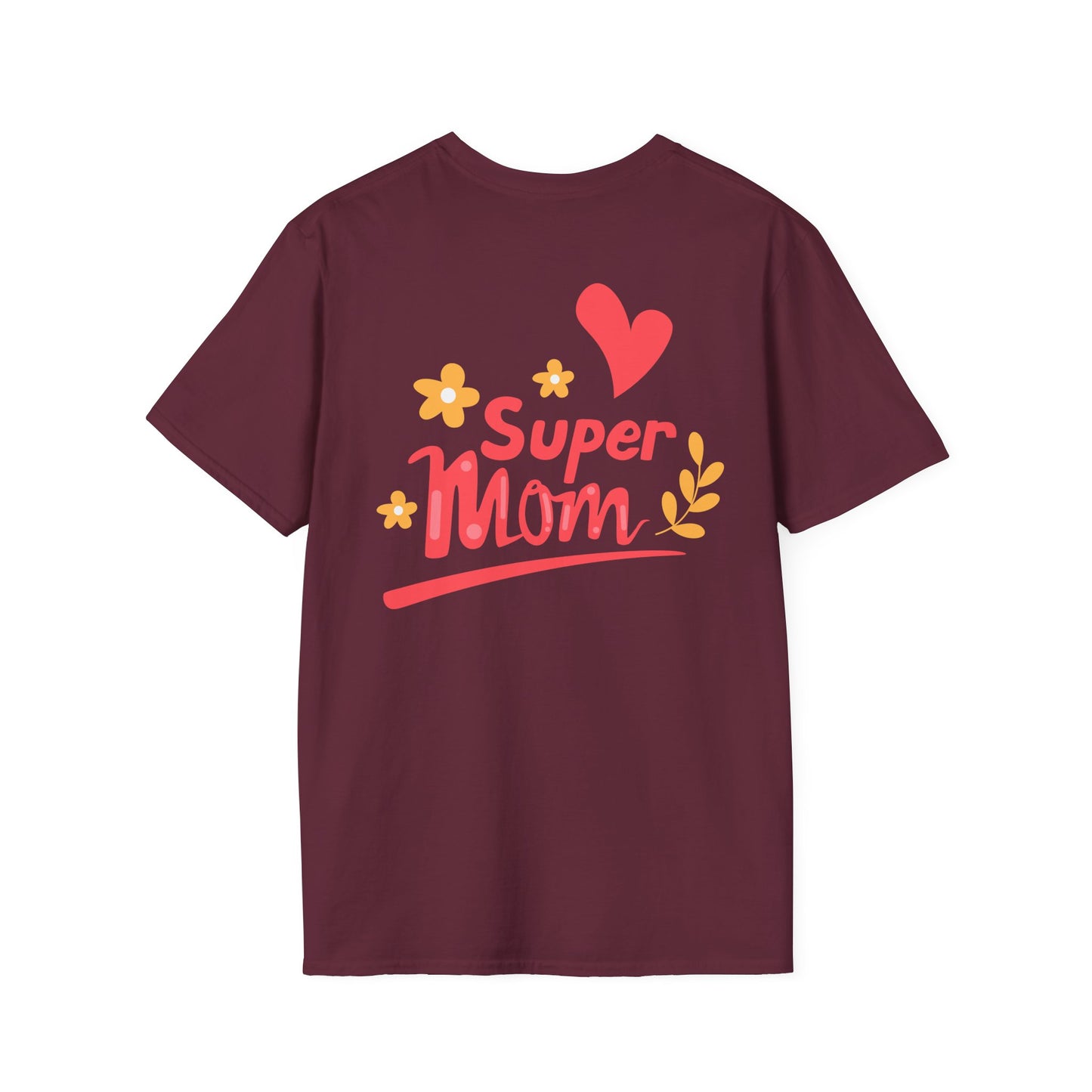 Thanks Mom Super Mom Unisex Softstyle T-Shirt - Perfect Gift for Mother's Day