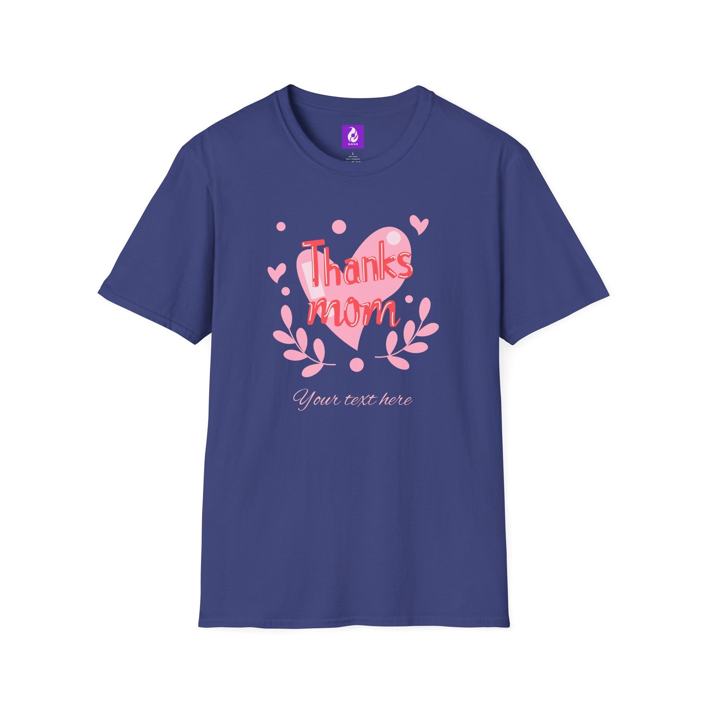 Thanks Mom Super Mom Unisex Softstyle T-Shirt - Perfect Gift for Mother's Day