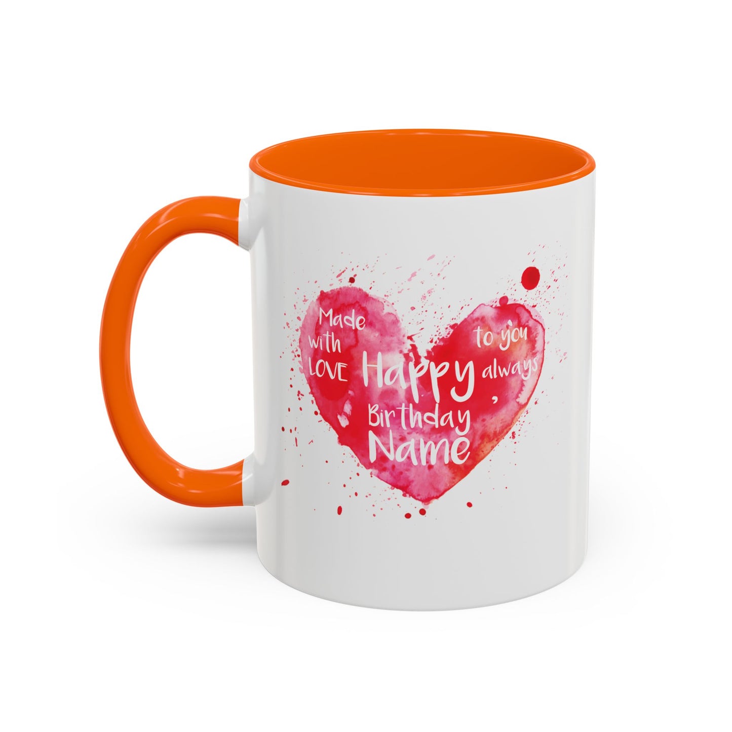 Love Light Always Heart Mug for Coffee Lovers - 11oz & 15oz