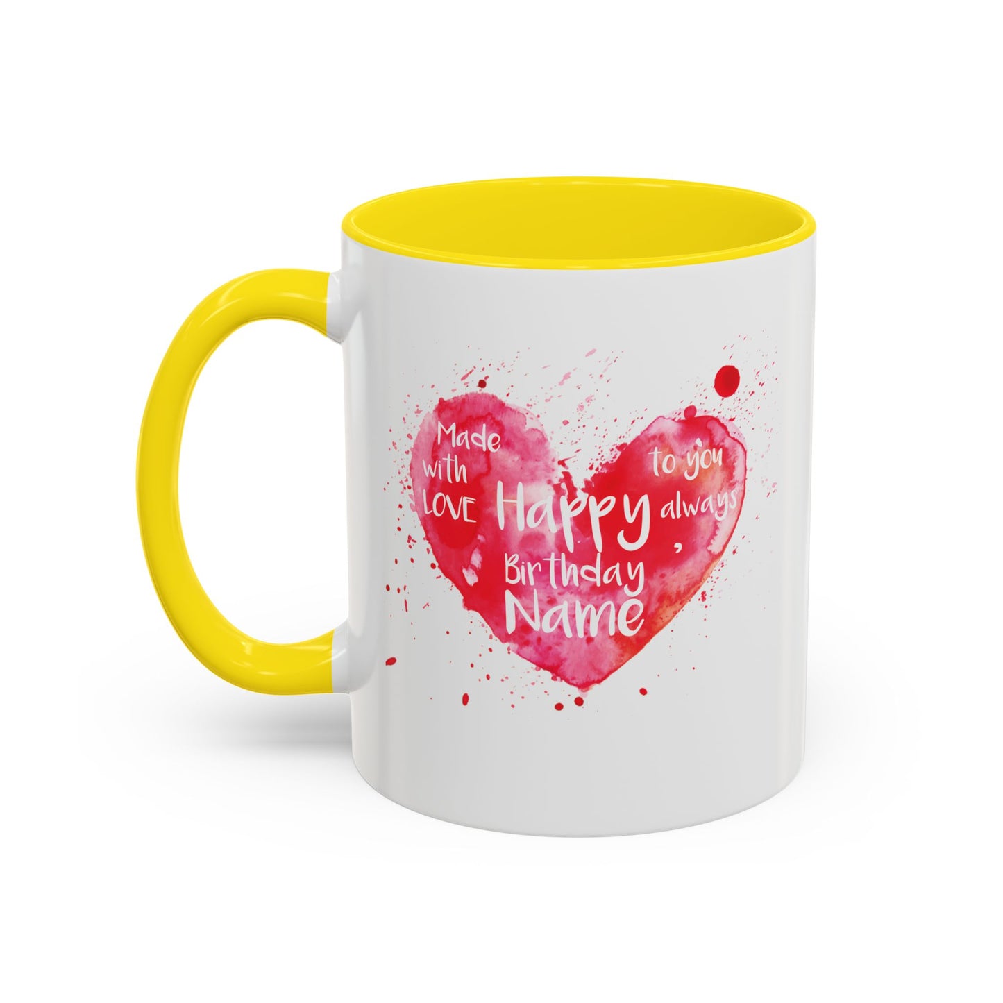 Love Light Always Heart Mug for Coffee Lovers - 11oz & 15oz