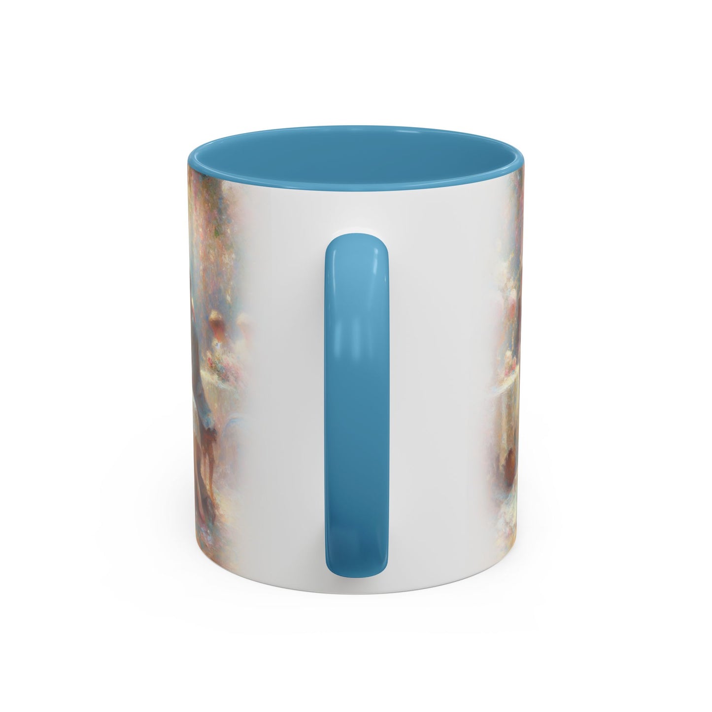 Romantic Floral Accent Coffee Mug - Perfect for Couples and Special Occasions
