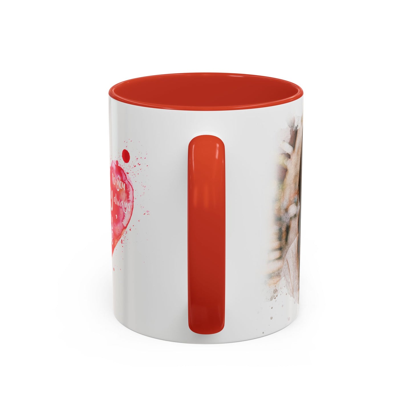 Personalized Heart Design Coffee Mug - Made with Love