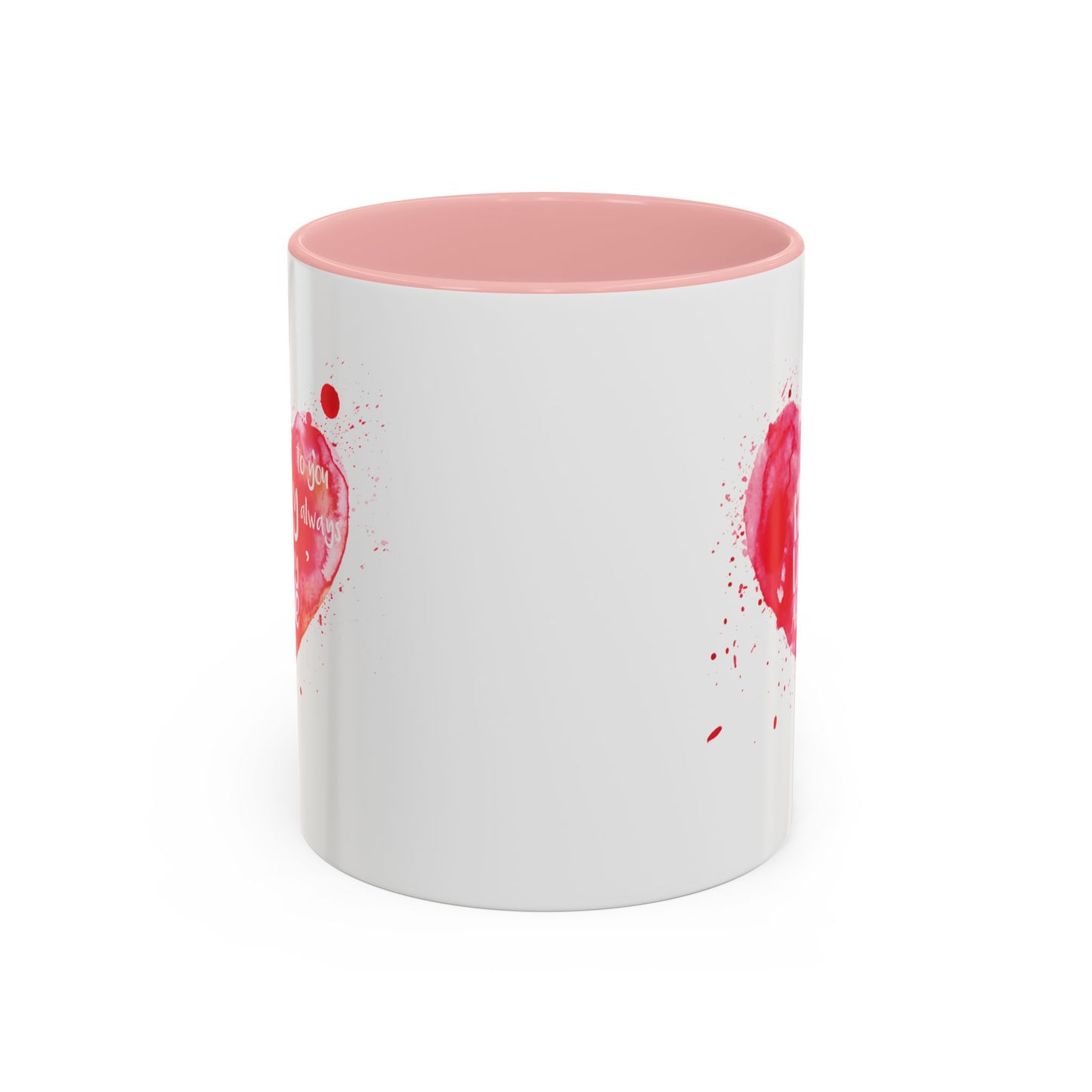 Love Light Always Heart Mug for Coffee Lovers - 11oz & 15oz